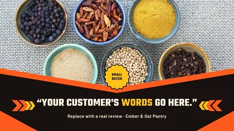 Chevron Spice Quote Banner – X post template