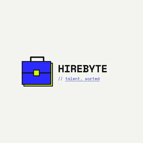 Hirebyte Pixel Case Logo – Logo template