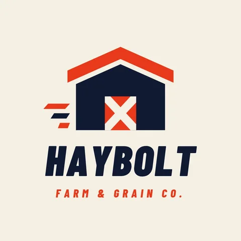 Haybolt Speed Barn Badge – Logo template